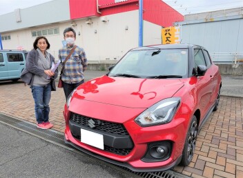 ☆　スイフトスポーツ　ご納車いたしました　☆